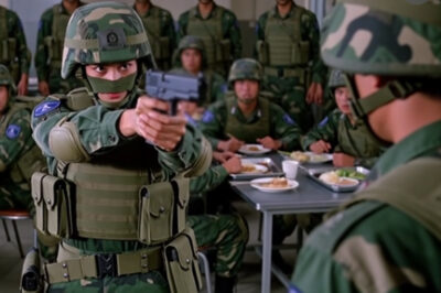 “3 Soldiers Picked the WRONG Woman in Mess Hall – Stunned When She Reveals She’s a Deadly Navy SEAL in Just 45 Seconds!”