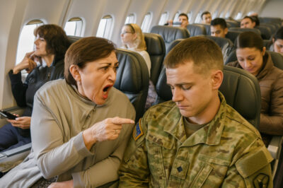 😱 She M.o.cked a Soldier on a Plane — Then the Next Day’s Headlines Left Her Frozen in Sh0ck 😲😲