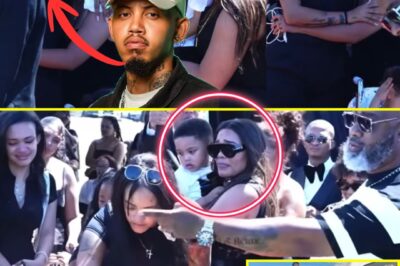 “SHE COULDN’T EVEN STAND”: Junior King’s Wife and Baby Mama Break Down in Uncontrollable Tears at His Funeral, Revealing His Final Will — A Scene That Shattered Everyone Inside!