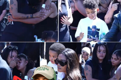 “Dad Is G-0-n-e…” — Heartbreaking F^neral Footage Shows Junior King’s Wife and Children in Tears