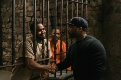 50 Cent Visits Diddy and R. Kelly Behind Bars — and His Choice of Who to Shake Hands With Says Everything