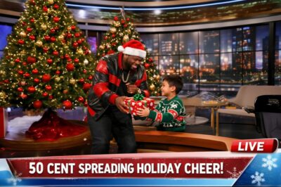 50 Cent Breaks Down on Live Christmas Broadcast After a Child’s Unexpected Appearance Leaves the Studio in Silence