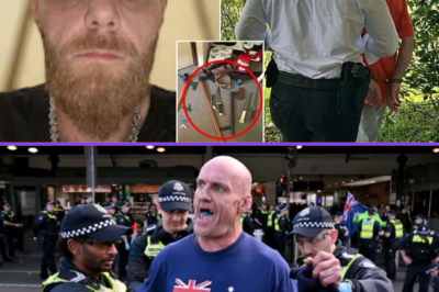 🚨 UNMASKED: THE BRITISH NEO-N:AZI DAD BEING KICKED OUT OF AUSTRALIA AFTER NEARLY TWO DECADES — COPS FIND VILE STASH OF SWASTIKA W-EAPONS 😱