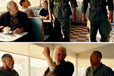 The Old Man Was Pushed Down In The Diner For Being Too Slow Until They Saw The Tattoo On His Arm