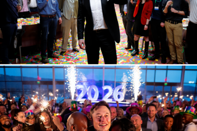 Elon Musk said he is very excited to welcome the new year 2026 because hundreds of giant projects are about to be announced