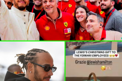 “ONLY LEWIS WOULD DO THIS…” Hamilton’s Very English Gift to 1,000+ Ferrari Staff Has Everyone Talking