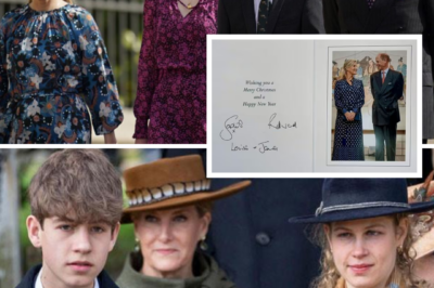 ROYAL CHRISTMAS CHAOS! Lady Louise and James Steal the Show in Duchess Sophie and Prince Edward’s Hilarious Festive Card — and Fans Can’t Stop Laughing