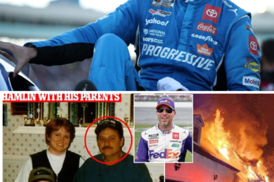 MIDNIGHT HORROR: NASCAR Star Denny Hamlin’s Father D!3s in Mysterious House Fire — Mother Rushed to Hospital