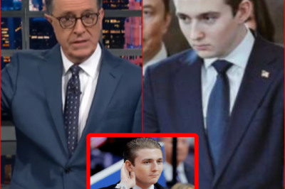 Barron Trump “MELTS DOWN” When Stephen Colbert Unexpectedly Reveals IQ — Entire Studio Left Stunned 😱