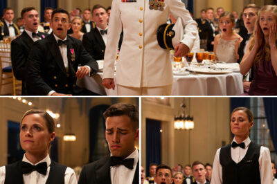 “Our Eternal Waitress,” He Mocked at His Wedding — Until a Navy Captain Stood Up
