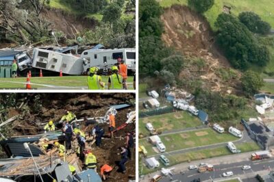 “SHE SAVED SO MANY LIVES..!” — Terrifying Mount Maunganui Landslide: Heroic Woman’s Selfless Last Move Moments Before Rubble Swallowed Her — CCTV Shows Chaos at Popular Campsite as Screams Turned to Silence!