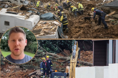 “WE STILL CAN’T REACH THEM..!” — Heart-Wrenching Search Underway After Devastating Mount Maunganui Landslide 😢