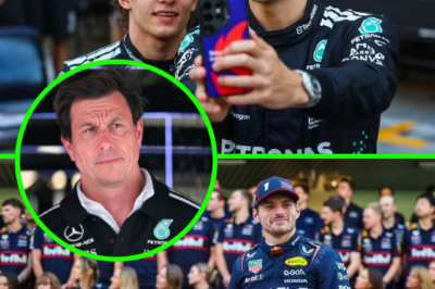BREAKING F1 DRAMA: Max Verstappen Threatens George Russell’s Mercedes Seat Again After Toto Wolff Comment