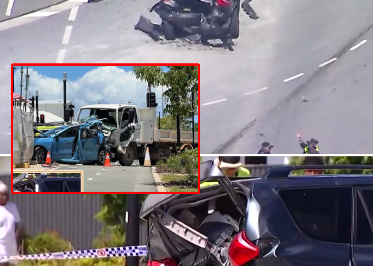 Heartbreaking current condition of the two young sisters following the rrific multi-vehicle cr@sh at a Sunshine Coast intersection