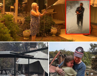 “My heart is completely broken”: Emma Barlow devastated to return to a childhood home now reduced to rubble after the horrific Victoria fires