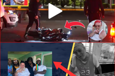 “SECONDS BEFORE DISASTER…” — Camera captures the h0rrifyingly long skid of Whyte Folkz across the road at night, as a ch!lling impact echoes through the darkness