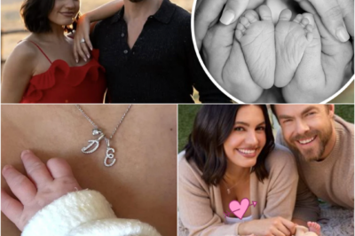 “RAINBOW AFTER THE STORM…” — Derek and Hayley Hough introduce their daughter Everley for the first time after a health crisis and the pain of miscarriage