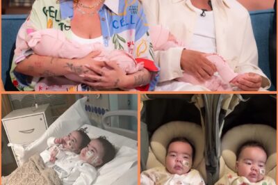 “I didn’t want to face the truth… I fell apart when the doctor finally said the words.” A mother’s quiet heartbreak: Jesy Nelson has shared a deeply moving, previously unseen hospital photo of her newborn twins, their tiny hands clasped together as they continue their fight with SMA.