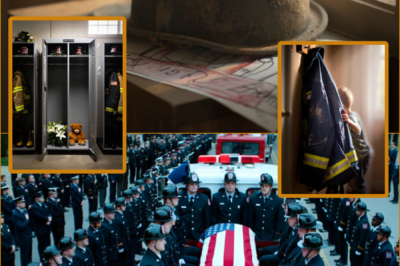 The firefighter left behind a charred helmet, an unfinished promise to his young child, and a final shift that left an entire city unable to hold back its tears