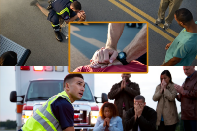 🚑 “THE HEART ST0PPED BEATING… BUT…” — The paramedic performed CPR for twenty minutes in the middle of an empty road, just to keep the final promise to a family waiting for a miracle…