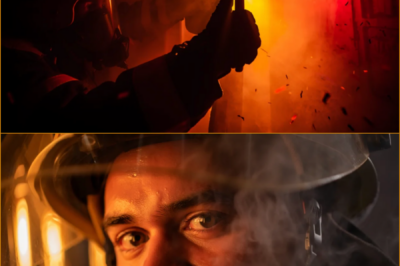 “IN THE THICK BLACK SMOKE, HE STILL HEARD THE FAINT KNOCKING…” — The firefighter went back to the last room at the end of the hallway, even as the roof was collapsing piece by piece, just to keep a promise to a stranger he had never met