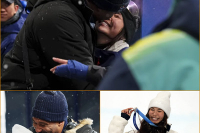 “SHE DID IT — AND HE KISSED IT!” — Chloe Kim and Myles Garrett Celebrate Her Silver Medal Triumph With a Sweet Victory Kiss at the 2026 Winter Olympics