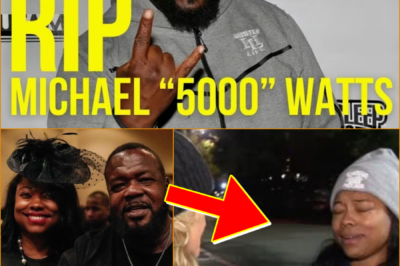 “HE HAD BEEN UNWELL…” — MICHAEL ‘5000’ WATTS’ WIFE SPEAKS THROUGH TEARS ABOUT HIS FINAL DAYS, AS THE HOUSTON HIP-HOP ICON QUIETLY FOUGHT BEFORE HIS P@SSING