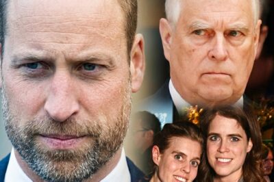 THE BRITISH ROYAL FAMILY IS REELING AS PRINCESSES BEATRICE AND EUGENIE ARE OFFICIALLY BANNED FROM THE ROYAL FOLD BY PRINCE WILLIAM — AND THE REASON BEHIND THIS BRUTAL EXCLUSION IS SENDING SHOCKWAVES THROUGH THE MONARCHY.