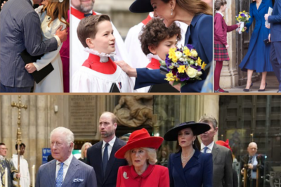 King leads largest gathering of senior royals since Andrew’s arrest: Charles and Camilla joined by William and Kate and Princess Anne at Westminster Abbey for Commonwealth Day service