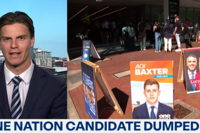 BREAKING: Election shock in South Australia ! One Nation candidate Aoi Baxter has reportedly been dumped by the party just before election day after it emerged she faces an arrest warrant in the UK.