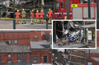 COLLAPSE CHAOS — Building CRUMBLES in Town Centre Leaving Victims Trapped as Area Locked Down