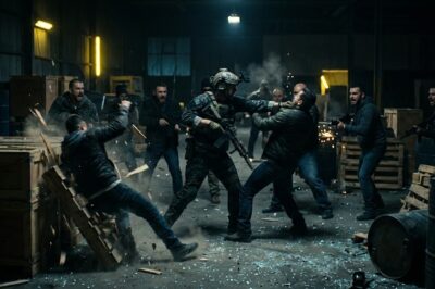 “AMID THE SOUND OF SHATTERING GLASS AND WILD SCREAMS…” — The Navy SEAL Was Surrounded by an Armed Crowd, Yet in Just a Few Minutes…