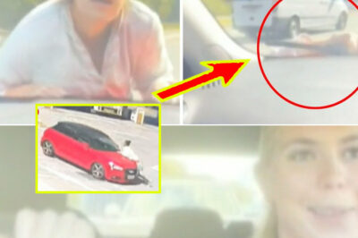 T3rrifying Road Drama: Car Swerves Violently as Woman Clings to Bonnet in Shocking Incident