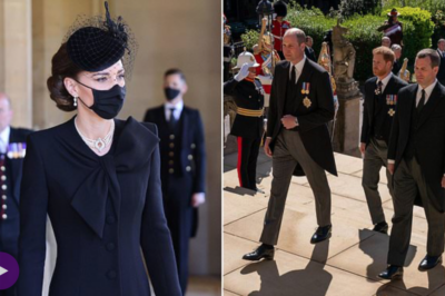 “SHE HELD IT ALL TOGETHER…” — A revealing insight into Prince Philip’s funeral is now drawing attention, as a body language expert claims Catherine, Princess of Wales quietly stepped into a crucial role during one of the Royal Family’s most difficult moments.