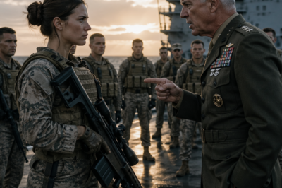 “YOU CALLED IT D-E-A-D WEIGHT…” — The General M0CKED Her Barrett .50, Until Her 3,200m Shot SAVED an Entire Marine Squad!