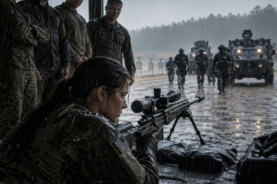 “THROW HER OUT!” — They Mocked Her in the Rain… Until Her 1,000-Yard Sh0ts Went Perfect and the SEALs Came for Their Sni-per