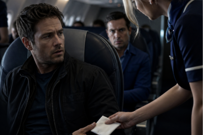 “GET OFF THIS PLANE NOW” — A Flight Attendant’s Secret Warning Saved Him From a Deadly Setup at 30,000 Feet