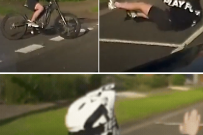DUSTED HIMSELF OFF… AND VANISHED: Outrage as e-bike rider cheats d3:ath, then flees for his life after head-on collision!