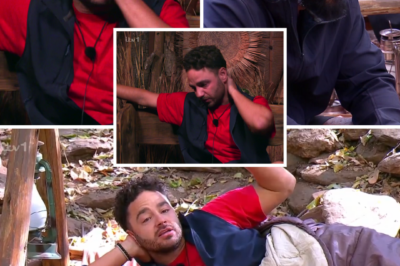 SAD SCENES — Adam Thomas breaks down in tears after clashing twice with David Haye in the I’m A Celeb camp, and this time it seems everything has become too much for him