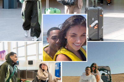 resh off a dreamy escape, the loved-up pair touched down in the UK looking happier than ever — and fans can’t stop talking about it