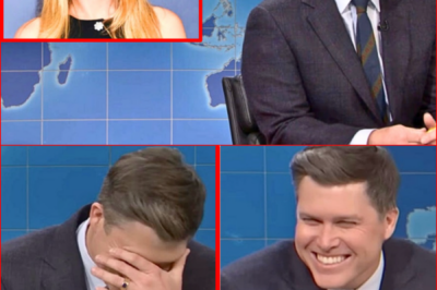 WAIT… I’M THE PUNCHLINE? — COLIN JOST REALIZES IT TOO LATE DURING SNL’S WEEKEND UPDATE