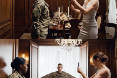 THEY THOUGHT HE WAS FAR AWAY… — My Mother-in-Law SLAPP3D Me Into the Wall, My Sister-in-Law SPAT On My Uniform… But When the Door BURST OPEN and He Walked In, The Whole Family COLLAPSED In Silence!